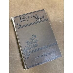 Little Men Louisa M Alcott 1924 Antique Hardcover Little Brown and Co Boston